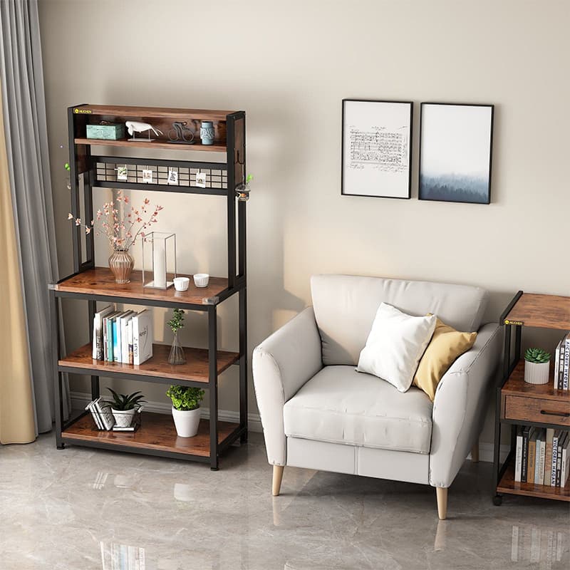 Industrial 5-Tier Kitchen Bakers Rack Bakers Racks for Kitchens with Storage