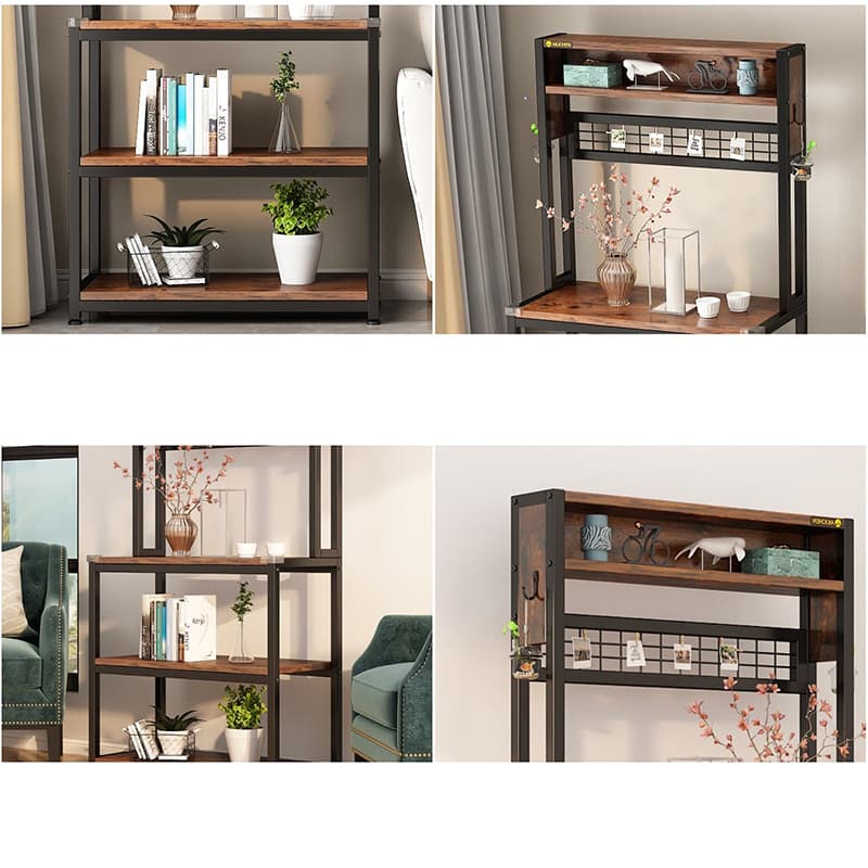 Industrial 5-Tier Kitchen Bakers Rack Bakers Racks for Kitchens with Storage